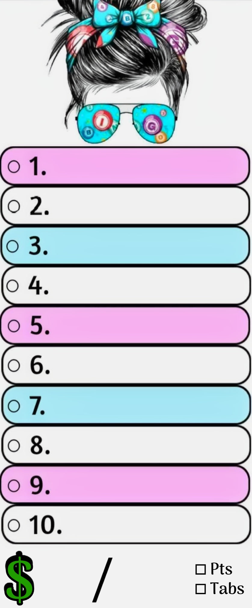 REUSABLE'S! ♻️ (10-Line) 2pc Set (w/ Marker & Eraser)