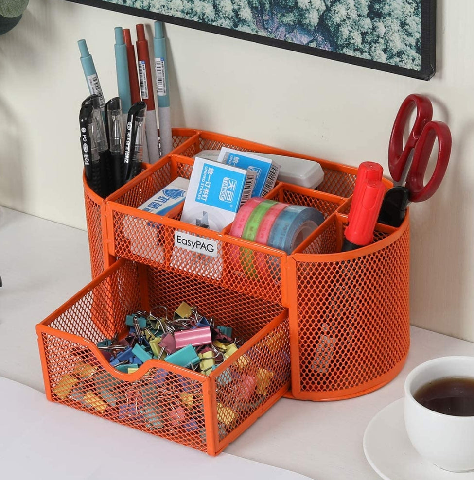 Marker & Stationary Caddy  (Orange)