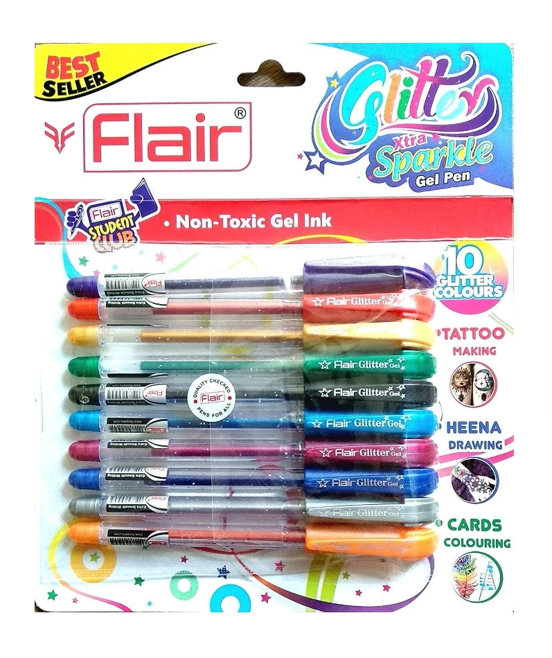 Glitter Shine Gel Pens 10ct