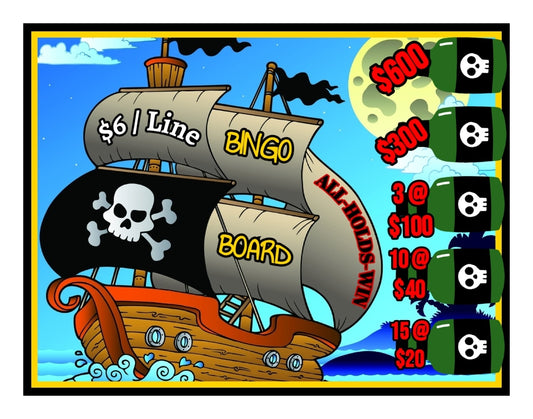 'Pirate Booty' ALL-HOLDS-WIN $6/Line, $800 Profit