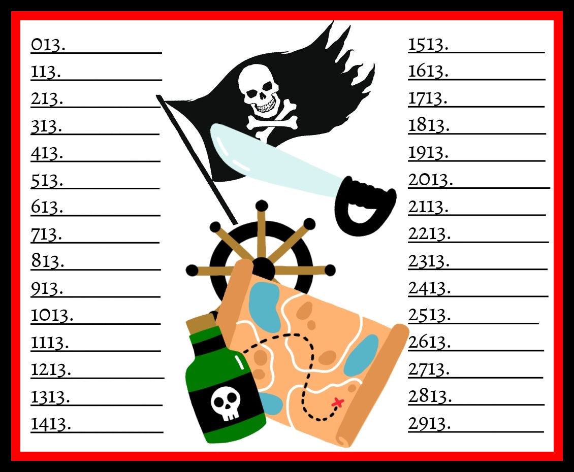 'Pirate Booty' ALL-HOLDS-WIN $6/Line, $800 Profit