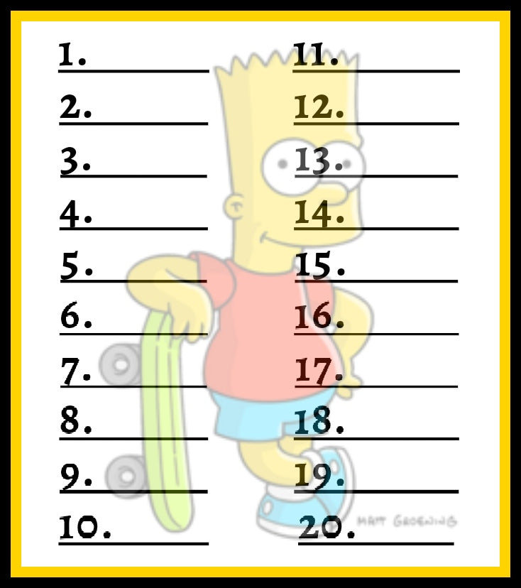 'Simpsons!' ALL-HOLDS-WIN ($8/Line, 20-Bingo's, $800 Profit)