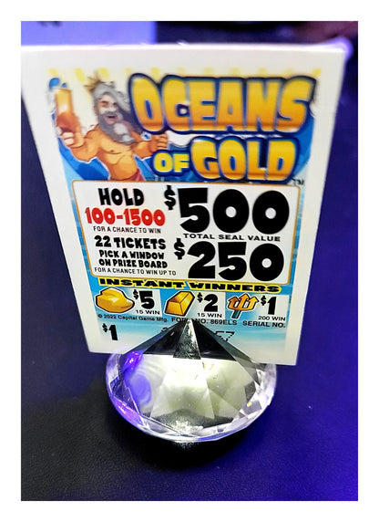 Set of 3 (3pc) Ticket/Seal Card, Game Stands