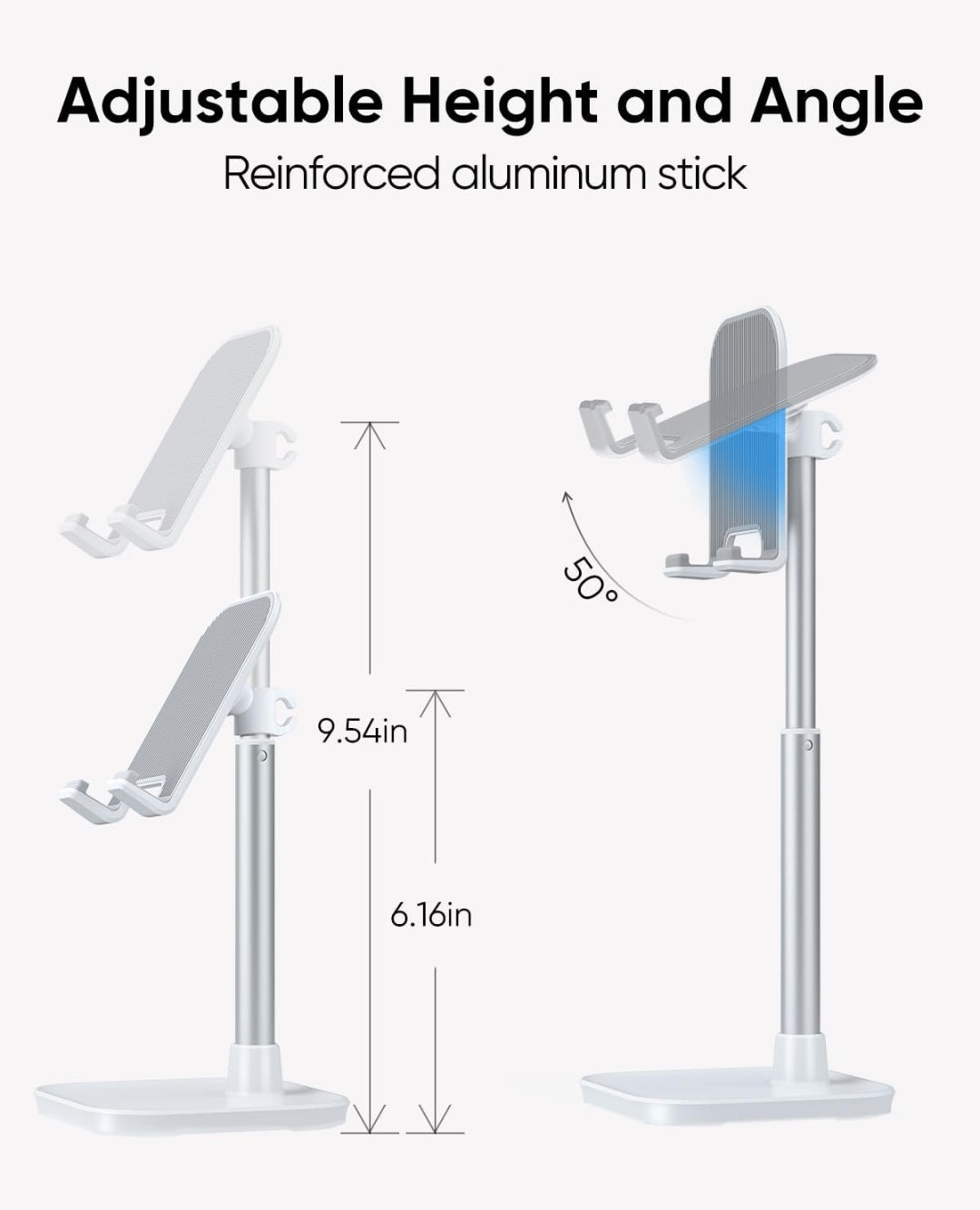 Adjustable Device Stand (White)