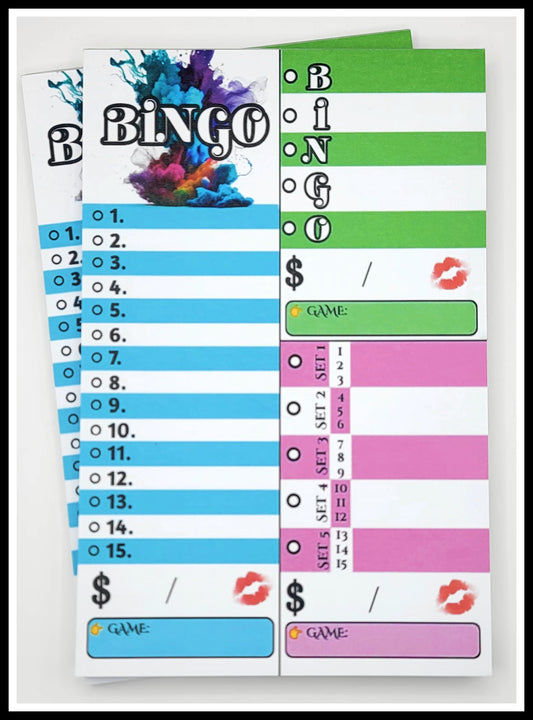 Bingo Trio Pad: 3 in 1, Letter/Sets/15-line (50-sheet)