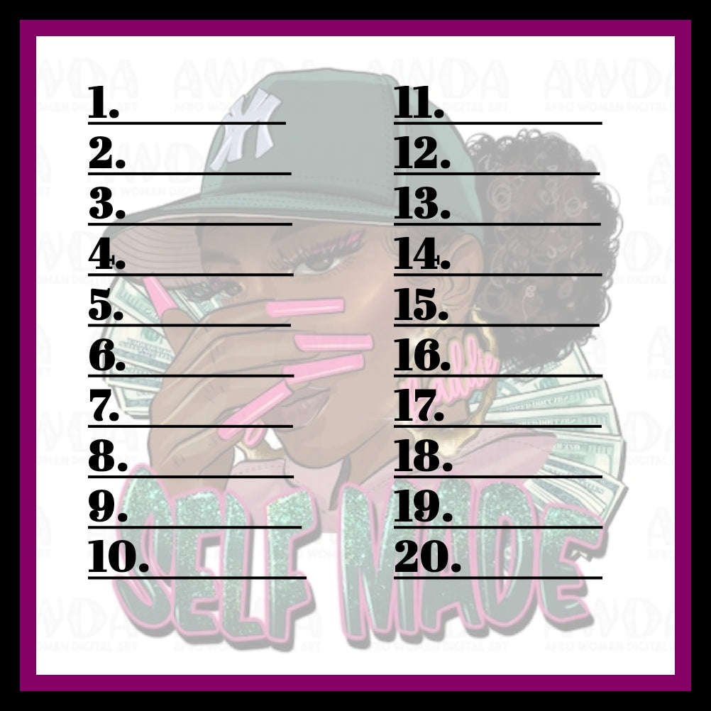 BO$$ Bingo Board, ALL-HOLDS-WIN, $8/Line • $800 Profit