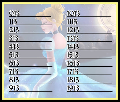 Cinderella Bingo Climber Board, $6/Line, 1k SEAL • $800 Profit