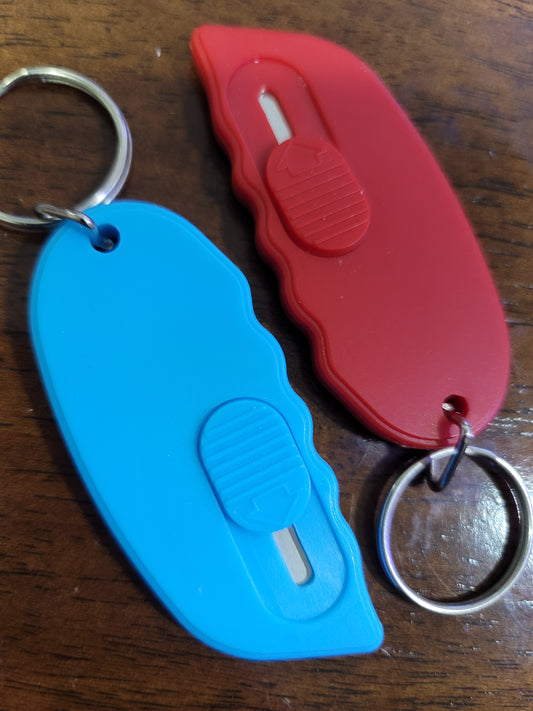 Mini utility-blade Keychain (2pc)