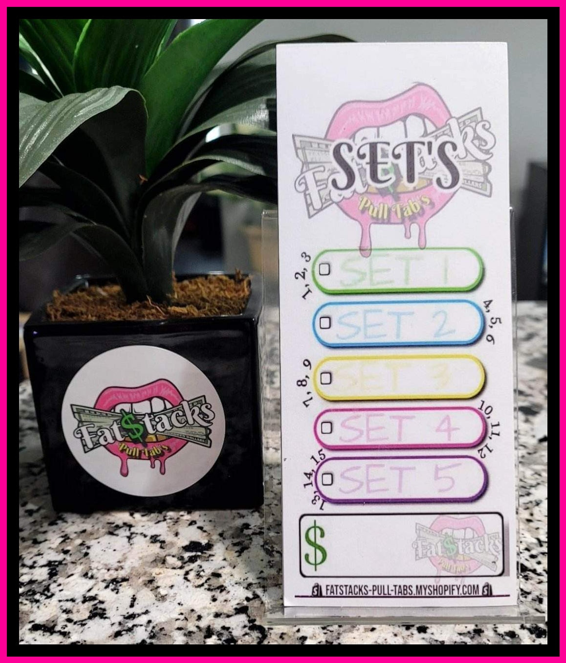 Bingo Notepad Stand • 1pc (Translucent)