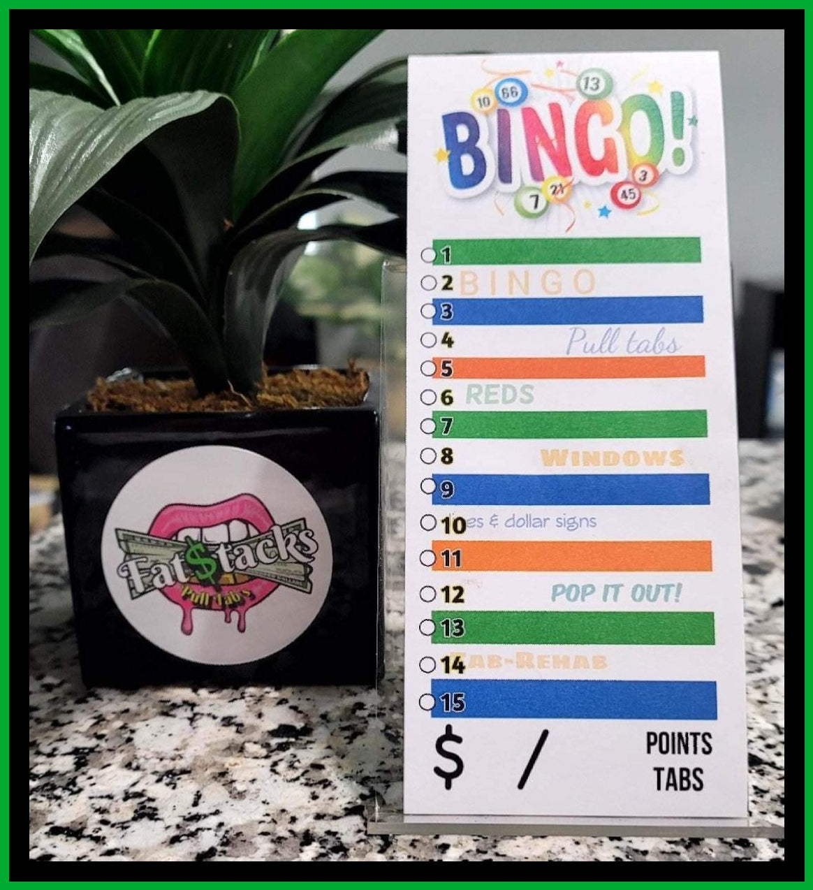 Bingo Notepad Stand • 1pc (Translucent)